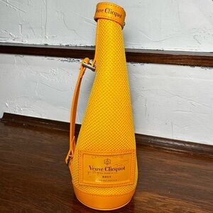 Veuve Clicquot Champagne Ice Jacket Insulated Bottle Cooler Orange